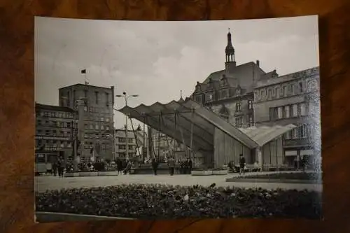 Ak Halle Saale, Markt, 1963