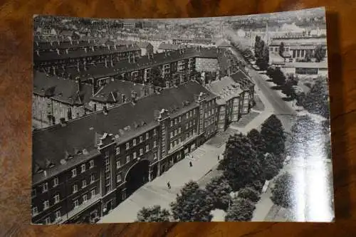 Ak Halle Saale, Blick vom Wasserturm Süd zum Lutherbogen, 1968