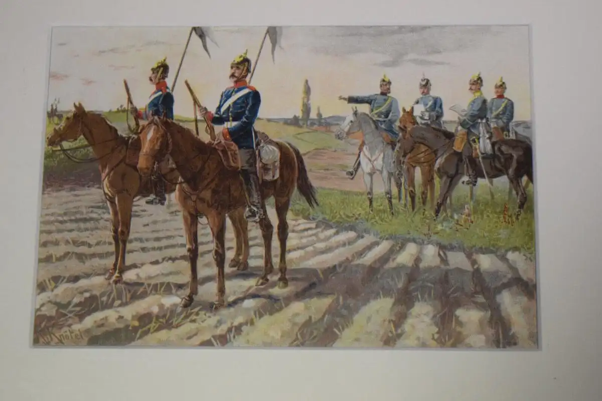 Bild Dragoner vom 1. Dragoner Regiment und Offiziere vom 2., 10., 8. und 11. D.R 1