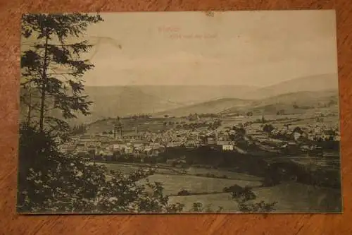 Ak Wittlich, Blick auf die Stadt,  1910 gelaufen