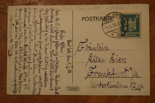 Ak Bad Orb, Apotheke Fr. Siebert, 1925 gelaufen
