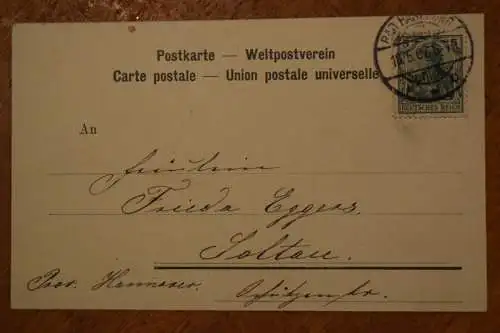 Ak Gruss aus Bad Harzburg, Villa Rautmann,  1907 gelaufen