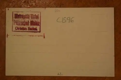 Ak Gruss aus Mainz, Hotel Pfälzer Hof, um 1900 nicht gelaufen