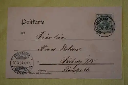 Ak Dürrheim i. Baden, Hotel zum Kreuz,  1904 gelaufen