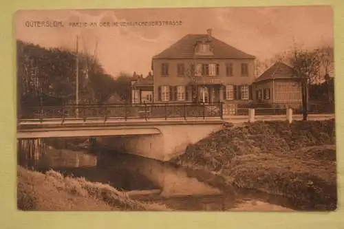 Ak Gütersloh, Partie an der Neuenkirchenerstrasse, Feldpost 1915