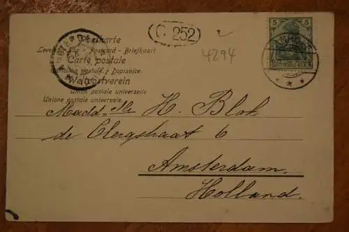 Ak Anhalt, Fürstliches Schloss,  1904 gelaufen