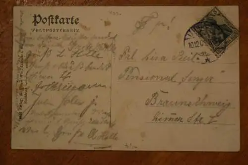 Ak Lübbecke i. W., Weingarten,  1905 gelaufen