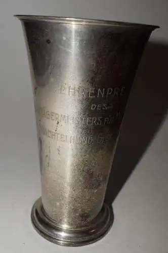 Ehrenpreis des Gaujägermeisters für Mittelfranken, Wachtelhund 1937, 800 Silber