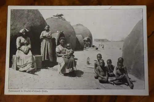 Ak Hererowerft in Deutsch-Südwest-Afrika, um 1900 nicht gelaufen