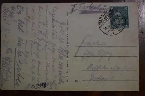 Ak Bad Kösen i. Thür. Medizinische -und Solbade-Anstalt, 1938 gelaufen