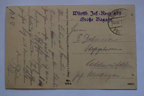 Ak Fort Nogent l´Abbesse, Gesprengte Einfahrt, 1917 gelaufen Feldpost