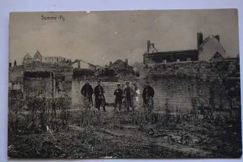 Ak Somme - Py, um 1915 gelaufen