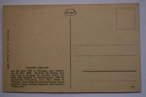 Ak Ludwig Uhland, um 1910 nicht gelaufen