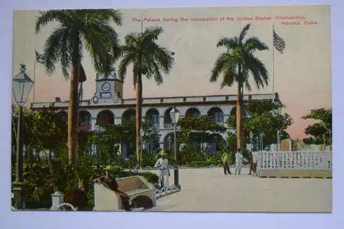 Ak Palace during the occupation of the United States Intervention Havanna, Cuba