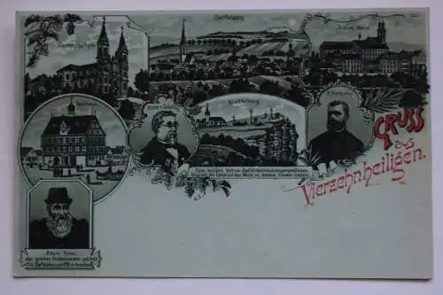 Ak Gruss aus Vierzehnheiligen, um 1900 nicht gelaufen