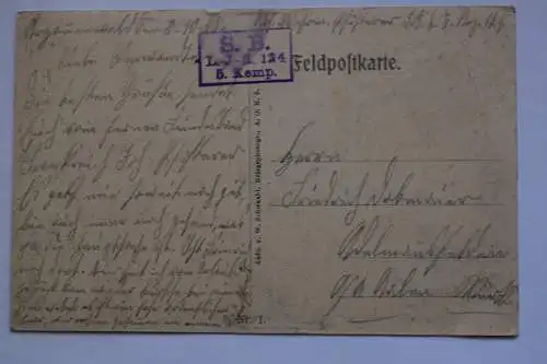 Ak Vauquois, um 1915 gelaufen - Feldpost