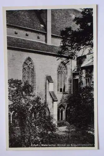 Ak Erfurt, Malerischer Winkel im Augustinerkloster, um 1910 nicht gelaufen