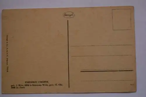 Ak Frederic Chopin, um 1910 nicht gelaufen