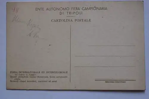 Ak Tripolitania - Luci ed ombre nell`oasi, um 1910 nicht gelaufen