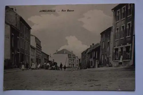 Ak Longlaville, Rue Basse, um 1915 gelaufen