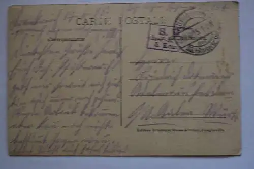 Ak Longlaville, Rue Basse, um 1915 gelaufen