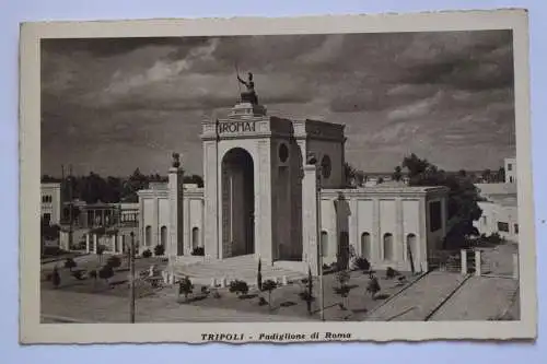 Ak Tripoli - Padiglione di Roma, um 1910 nicht gelaufen