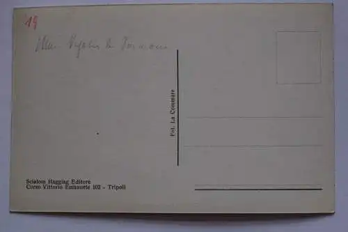 Ak Tripoli - Un parto, um 1910 nicht gelaufen