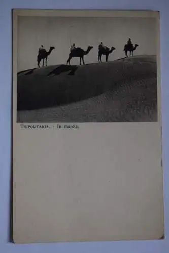 Ak Tripolitania - In marcia, um 1910 nicht gelaufen