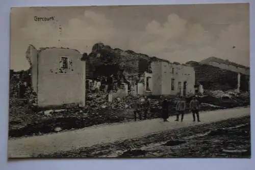 Ak Gercourt, 1915 gelaufen, Feldpost