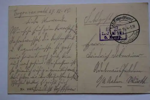 Ak Gercourt, 1915 gelaufen, Feldpost