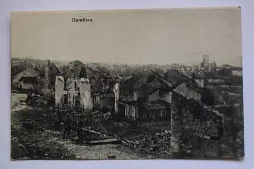 Ak Domèvre, um 1915 gelaufen - Feldpost
