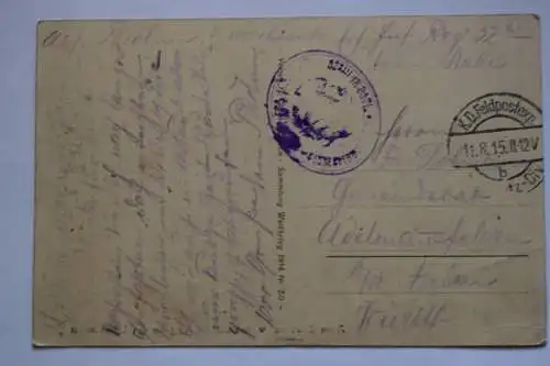 Ak St. Mihiel, Arme Bewohner warten auf die Ausgabe v. Lebensmittel, 1915