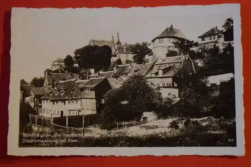 Ak Nordhausen Stadtumwandlung mit Dom, um 1930 nicht gelaufen