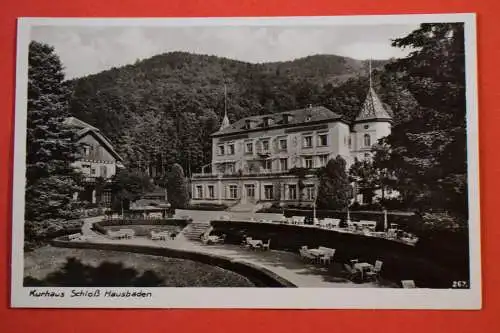 Ak  Kurhaus Schloß Hausbaden, um 1910 nicht  gelaufen