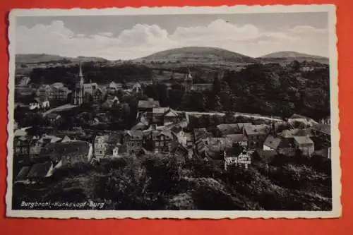 Ak Burgbrohl - Kunkskpopf - Burg, um 1940 gelaufen Feldpost