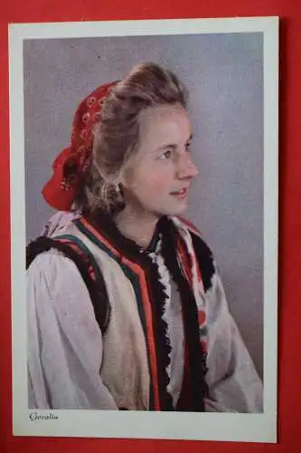 Ak Goralin, Volkstypen und Volkstrachten um 1910 nicht gelaufen