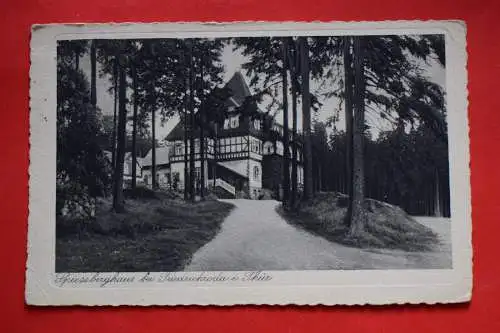 Ak Spiessberghaus bei Friedrichroda i. Thür., Hotel und Pension, 1928 gelaufen