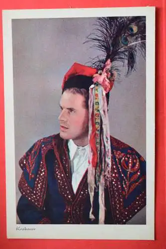 Ak Krakauer, Volkstypen und Volkstrachten im Generalgouvernemt, 1910 nicht gel.