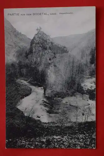 Ak Partie aus dem Bodetal, Harz, Heuscheune, um 1910 nicht gelaufen