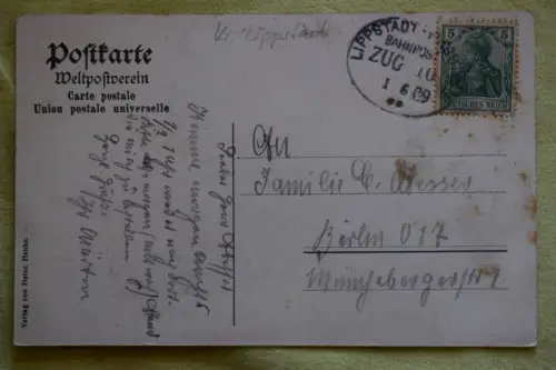 Ak Gruss aus Anröchte, um 1909  gelaufen