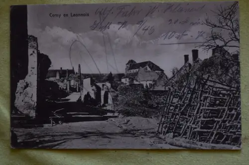 Ak Cerny en Laonnois, um 1916 gelaufen