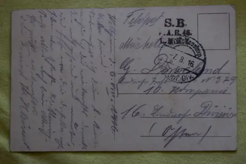 Ak Cerny en Laonnois, um 1916 gelaufen
