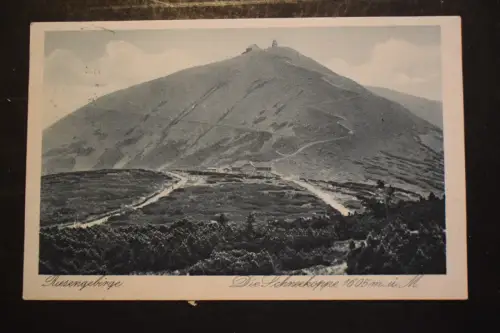 Ak Riesengebirge, Die Schneekoppe, um 1926 gelaufen