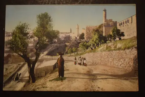 Ak Citadel of Zion, um 1910 nicht gelaufen, Jerusalem
