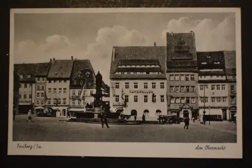 Ak Freiberg / Sa., Am Obermarkt, um 1912 nicht gelaufen