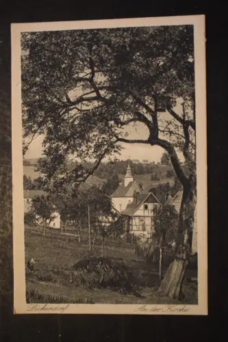 Ak Lückendorf, An der Kirche, um 1910 nicht gelaufen