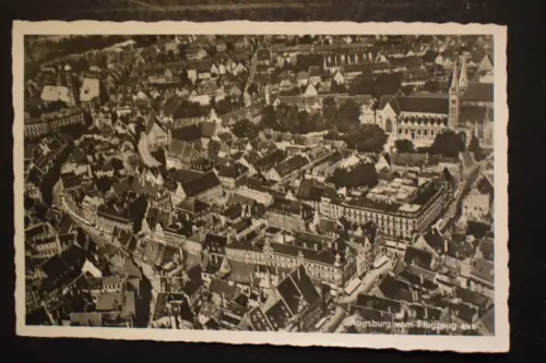 Ak Augsburg vom Flugzeug aus , um 1930 nicht gelaufen