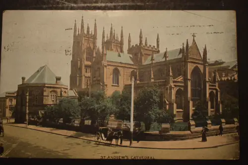 Ak St. Andrew´s Cathedral, um 1898 gelaufen