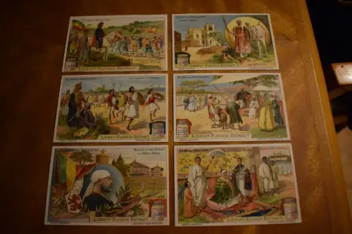 Liebig Sammelbilder Bilder aus Abessinien, original und top!