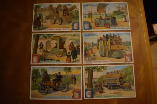 Liebig Sammelbilder Automobile, original und top!